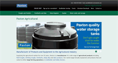 Desktop Screenshot of paxtonagri.com